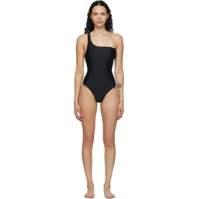 Jade Swim Evolve One-shoulder One-piece Swimsuit In Black