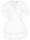 Aje Bennett Mini Dress In White