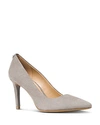 Michael Michael Kors Women's Dorothy Flex Pointed-toe High-heel Pumps In Pearl Grey