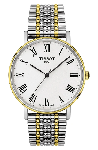 Tissot Everytime Classic Bracelet Strap Watch, 38mm In White/multi