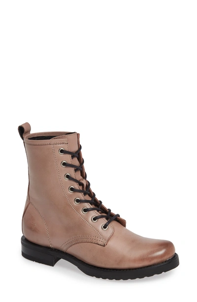 Frye Veronica Combat Boot In Lilac