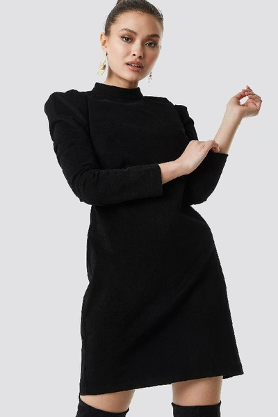 Trendyol Milla Velvet Mini Dress - Black