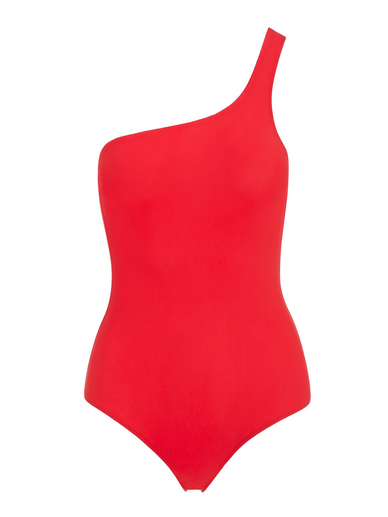 Etoile Isabel Marant Im One Shoulder Swimsuit In Red | ModeSens