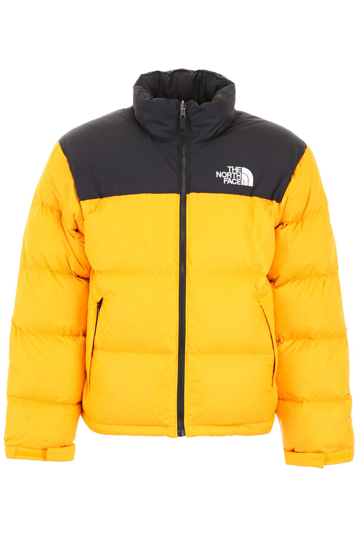 north face orange puffer