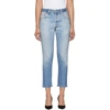 Re/done Indigo Levi's Edition High-rise Ankle Crop Jeans