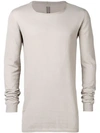 Rick Owens Long Sleeved Sweater In Neutrals
