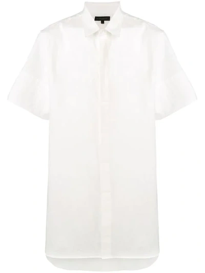 Ann Demeulemeester Plain Shirt In White