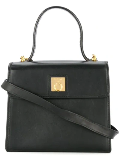 Celine Céline Vintage  Logos 2way Hand Bag - Black