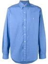 Ralph Lauren Embroidered Pony Shirt In 009 Hrb Is Blue