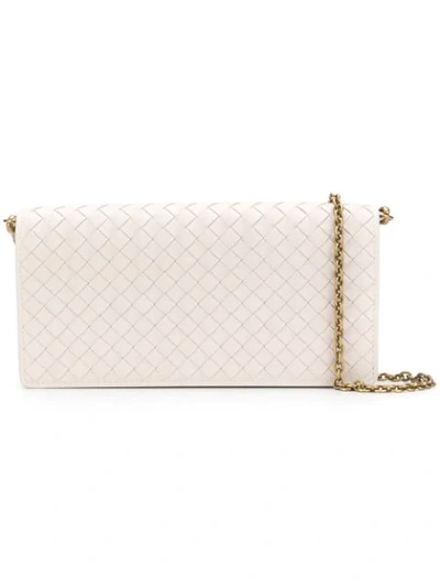 Bottega Veneta Intrecciato Small Purse In White