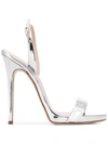 Giuseppe Zanotti Sophie Patent Pumps In Silver