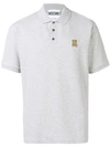 Moschino Teddy Patch Polo Shirt In Grey
