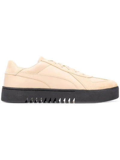 Puma Platform Low Top Trainers In Neutrals