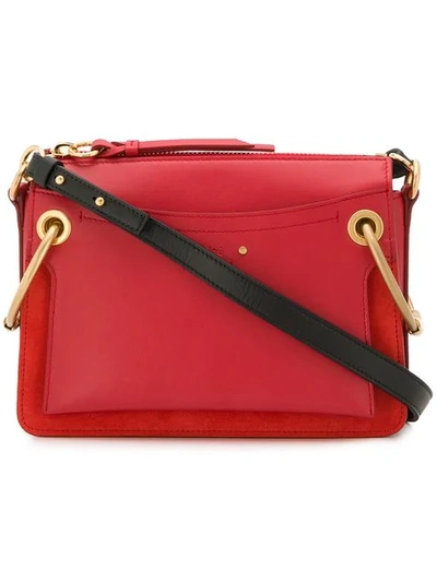 Chloé Small Roy Shoulder Bag In Red