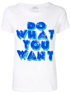 P.a.r.o.s.h Do What You Want T-shirt In White
