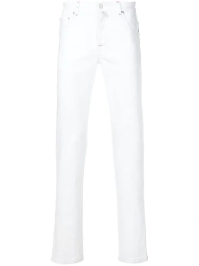 Kiton Slim In White