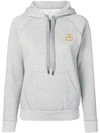 Isabel Marant Étoile Embroidered Logo Hoodie In Grey