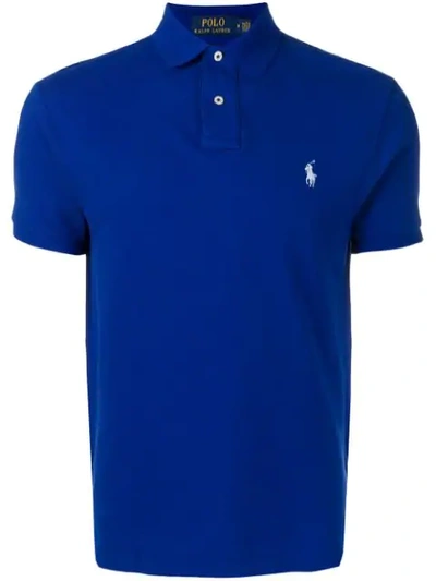 Polo Ralph Lauren Slim-fit Polo Shirt In Blue