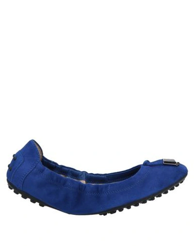 Tod's 芭蕾平底鞋 In Blue