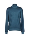 Gran Sasso Turtlenecks In Deep Jade