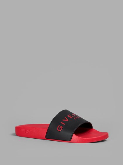 red givenchy slides