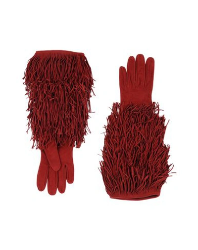 Dsquared2 Gloves In Red