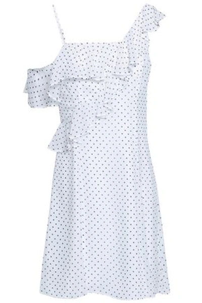 Bailey44 Bailey 44 Woman Ruffled Polka-dot Georgette Mini Dress White