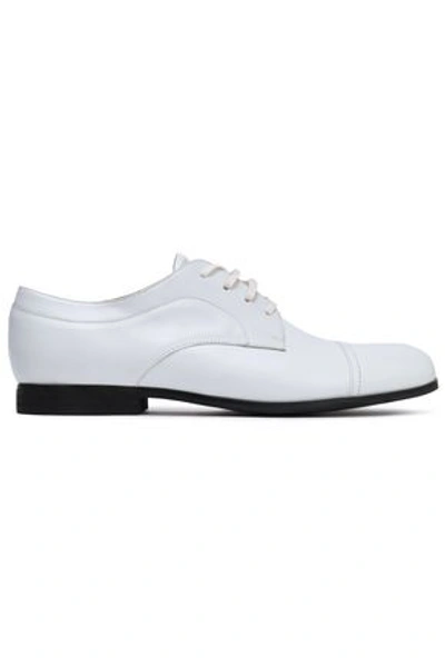 Jil Sander Navy Woman Leather Brogues White