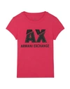 Armani Exchange T-shirts In Fuchsia