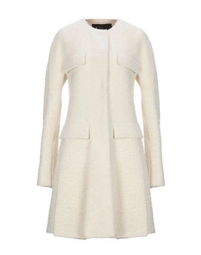 Giambattista Valli Coat In Ivory