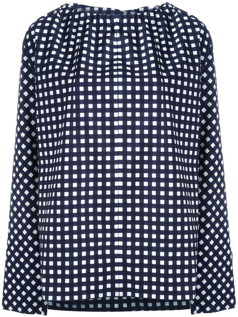 Marni Checked Blouse | ModeSens