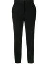 Msgm High-waisted Trousers In Black