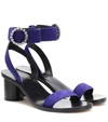 Isabel Marant Jaykee Buckle-embellished Sandals, Fr36 In Purple