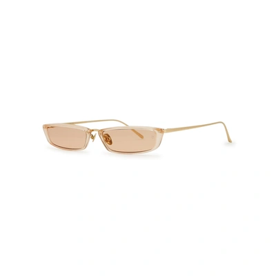 Linda Farrow Luxe 838 Rectangle-frame Sunglasses