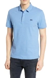 Lacoste Paris Regular Fit Stretch Polo In Ipomee Chine