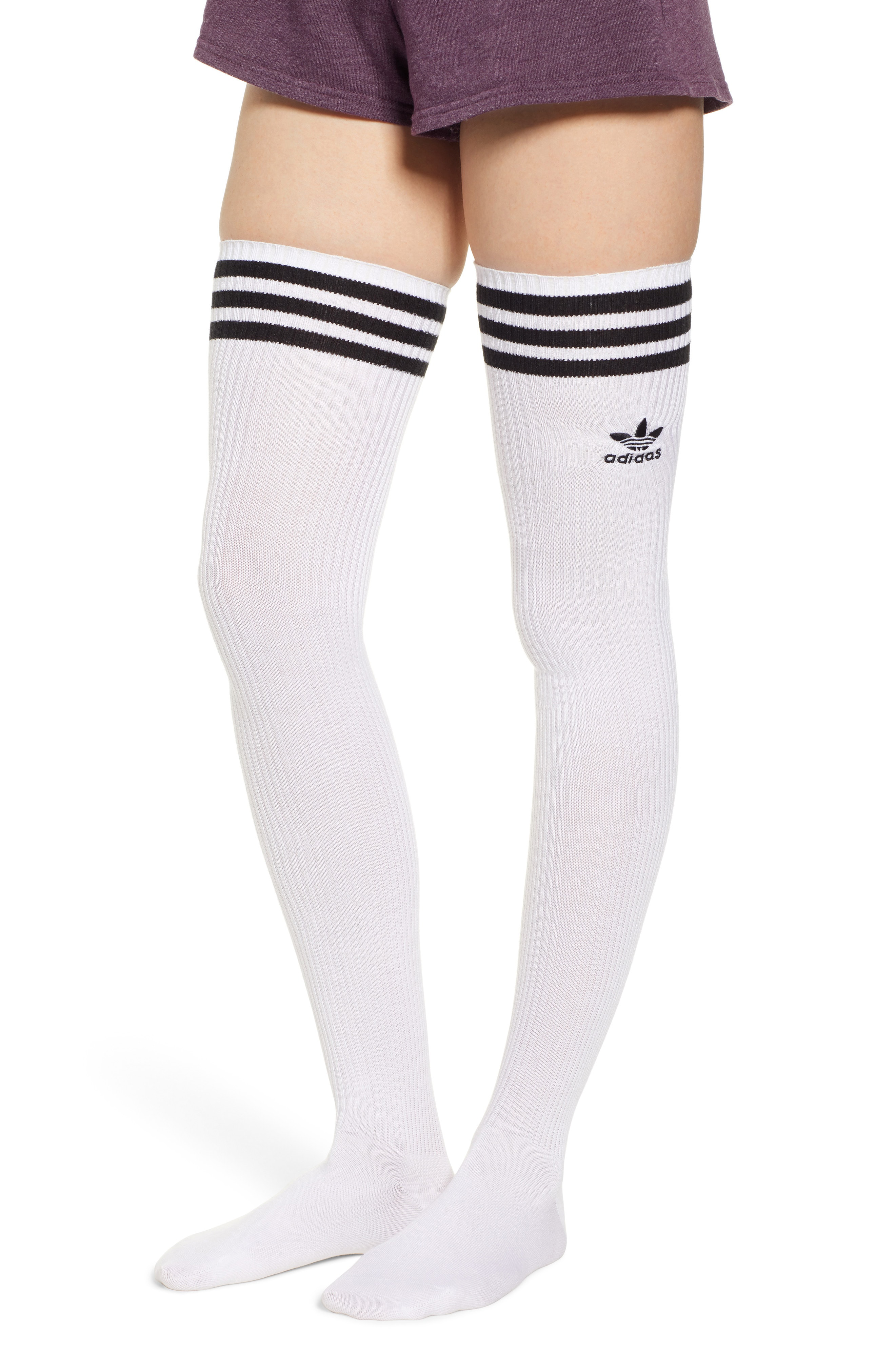 womens adidas white socks