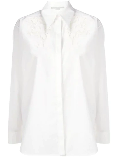 Stella Mccartney Embroidered Shirt In White