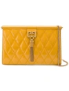 Givenchy Gem Quilted Shoulder Bag In Yellow
