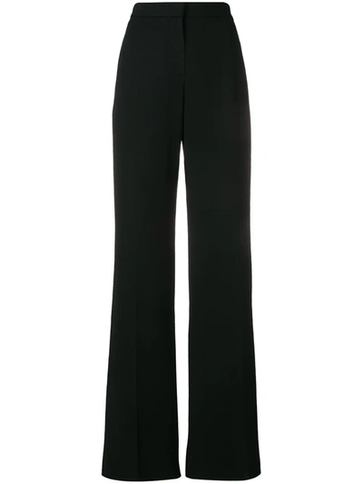 Alberta Ferretti Tailored Fit Trousers In Black