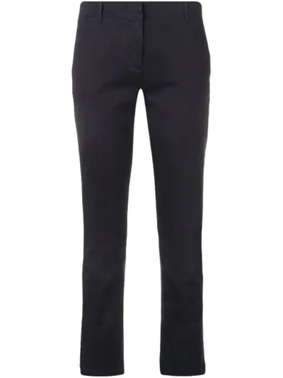 Aspesi Slim Fit Chinos In Blue