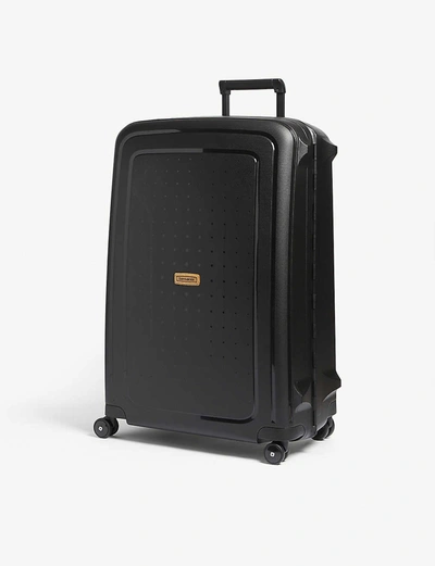 Samsonite S'cure Eco Spinner Four-wheel Suitcase 75cm In Eco Black