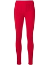 No Ka'oi High-waist Leggings In Red