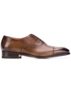 Santoni Lace-up Derby Shoes In Brown