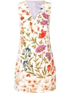 Peter Pilotto Floral Print Dress In White