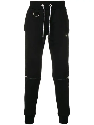 Philipp Plein Drawstring Track Trousers In Black