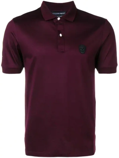 Alexander Mcqueen Basic Polo Shirt In Red