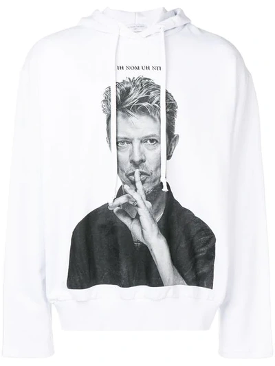 Ih Nom Uh Nit Bowie Silence Hoodie In White