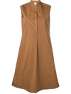 Aspesi Midi Shirt Dress - Brown