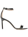 Manolo Blahnik 115mm Spezia Leather Sandals In Black