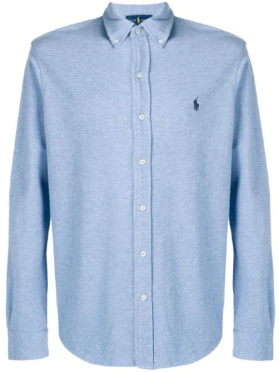 Polo Ralph Lauren Button-down-hemd Mit Logostickerei In Blue